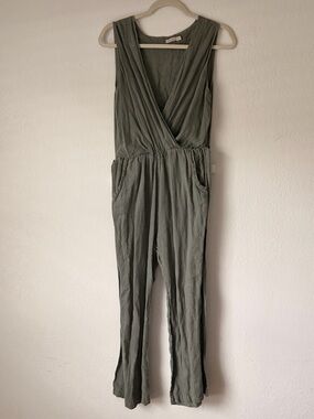 100% linen jumpsuit